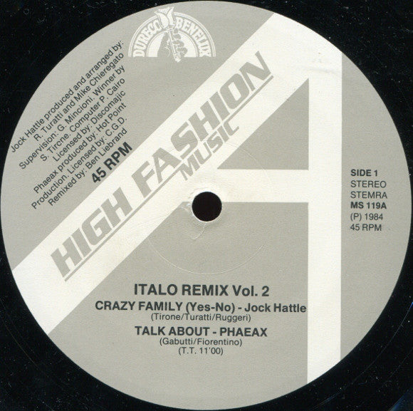 Various : Italo Remix Volume 2 (12", P/Mixed)