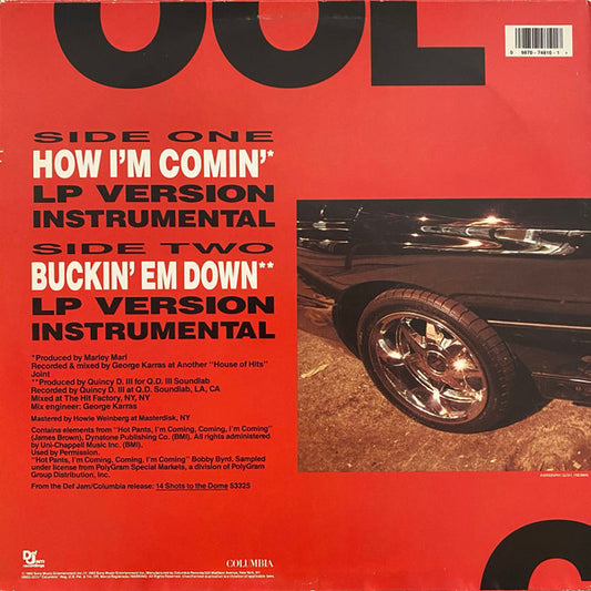 LL Cool J - How I'm Comin' vinyl record, 12" (Mint (M)) | Lulo Records