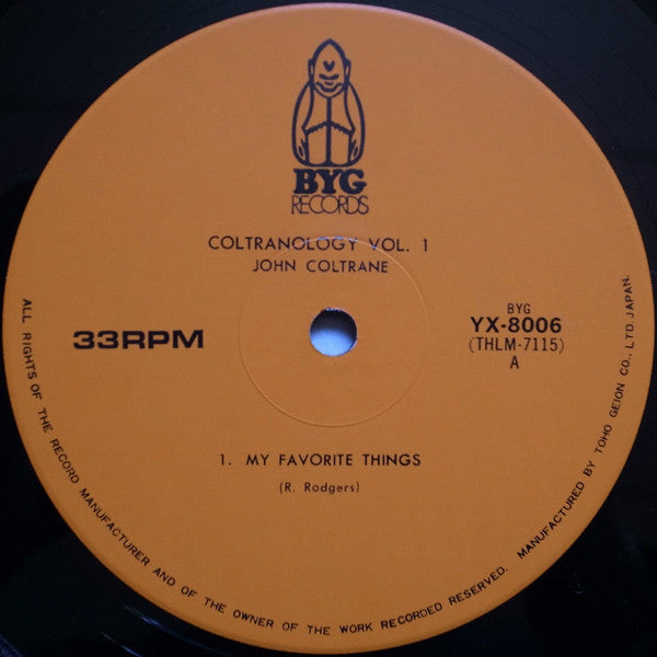 John Coltrane : Coltranology Vol. 1 (LP, Album, RE)