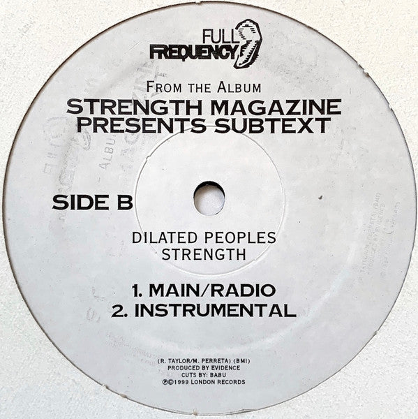 Aceyalone / Dilated Peoples : Rappers, Rappers, Rappers 12 For 10 / Strength (12")