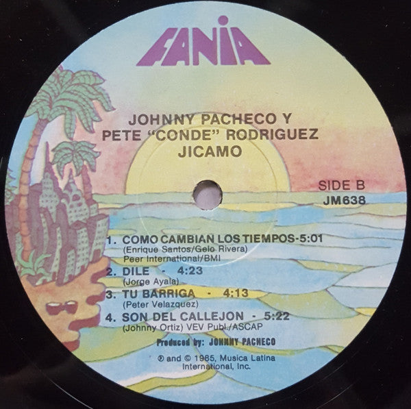 Johnny Pacheco & Pete "Conde" Rodriguez* : Jicamo (LP, Album)
