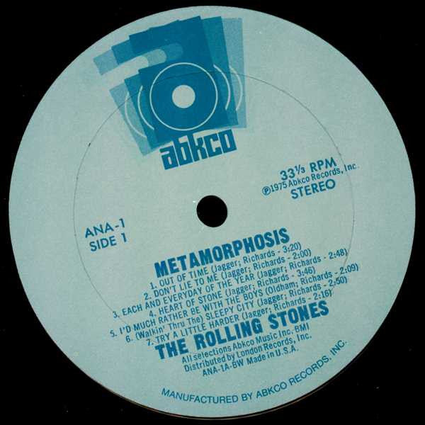 The Rolling Stones : Metamorphosis (LP, Comp, Bes)