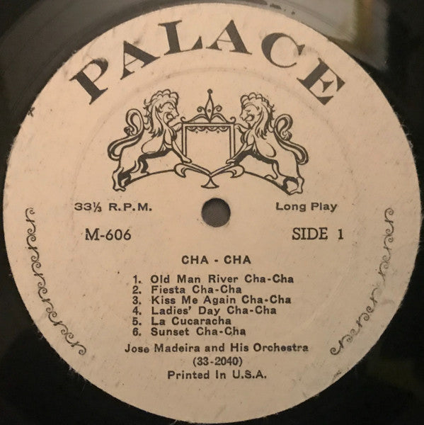 Jose Madeira And His Orchestra : Let's Cha Cha Cha (LP)
