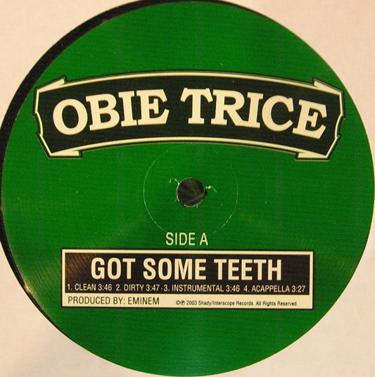 Obie Trice - Got Some Teeth / S*** Hits The Fan vinyl record, 12" (Mint (M)) | Lulo Records