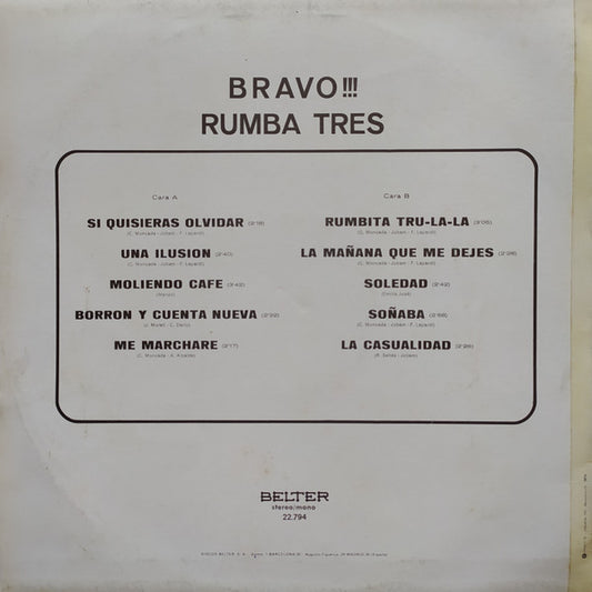 Rumba Tres : Bravo!!! (LP)