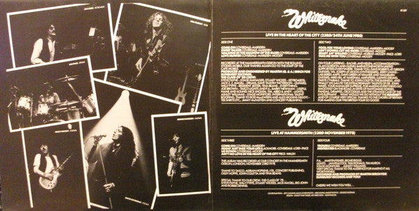 Whitesnake : Live... In The Heart Of The City (2xLP, Album, Gat)