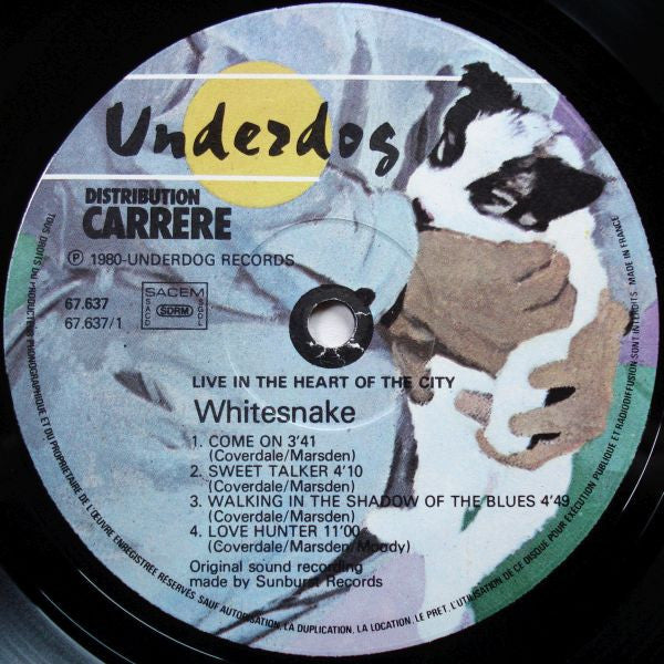 Whitesnake : Live... In The Heart Of The City (2xLP, Album, Gat)