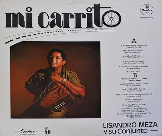 Lisandro Meza Y Su Conjunto - Mi Carrito vinyl record, LP (Near Mint (NM or M-)) | Lulo Records