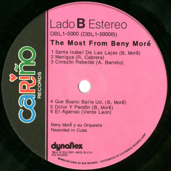 Beny Moré : The Most From Beny Moré - Reissued By Request (LP, Comp, RE)