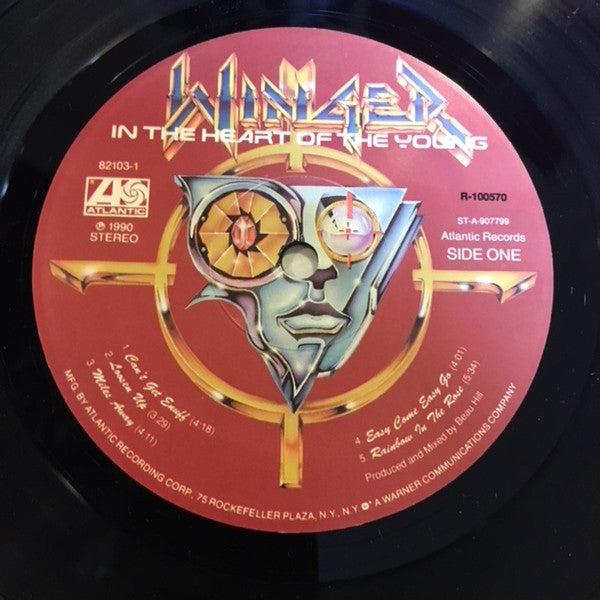 Winger : In The Heart Of The Young (LP, Album, Club, BMG)