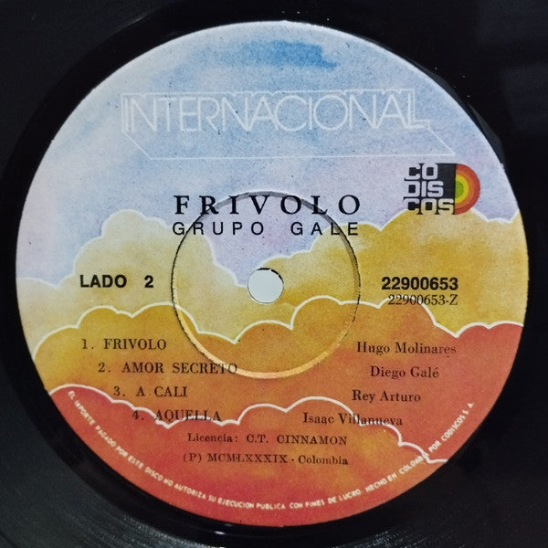 Grupo Galé : Frívolo (LP, Album)