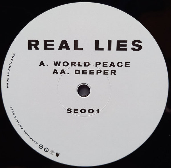 Real Lies : World Peace (12")