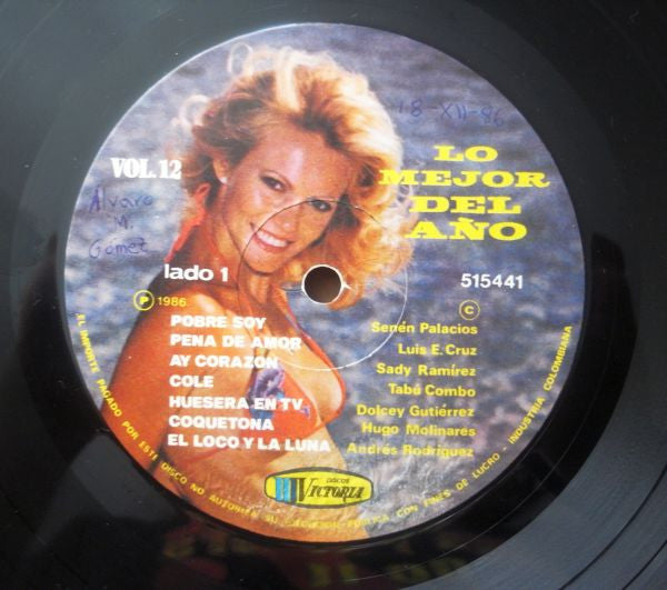 Various : Lo Mejor Del Año Vol. 12 (LP, Comp)