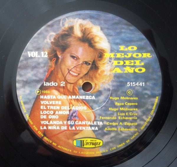 Various : Lo Mejor Del Año Vol. 12 (LP, Comp)