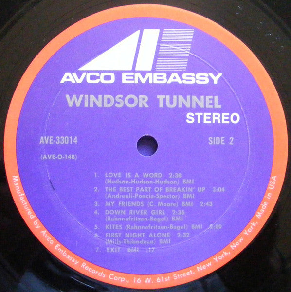 Windsor Tunnel : Windsor Tunnel (LP, Album)