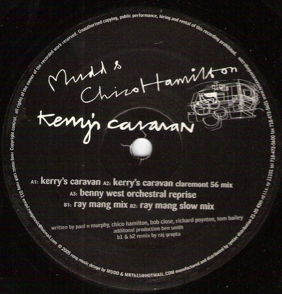 Mudd & Chico Hamilton : Kerry's Caravan (12")