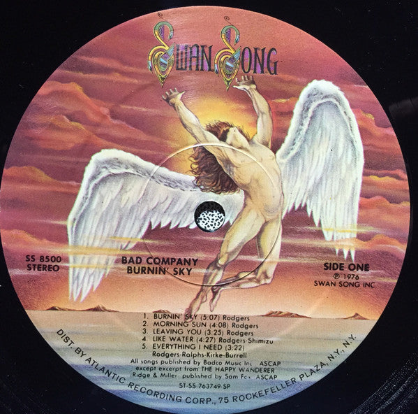 Bad Company (3) : Burnin' Sky (LP, Album, SRC)