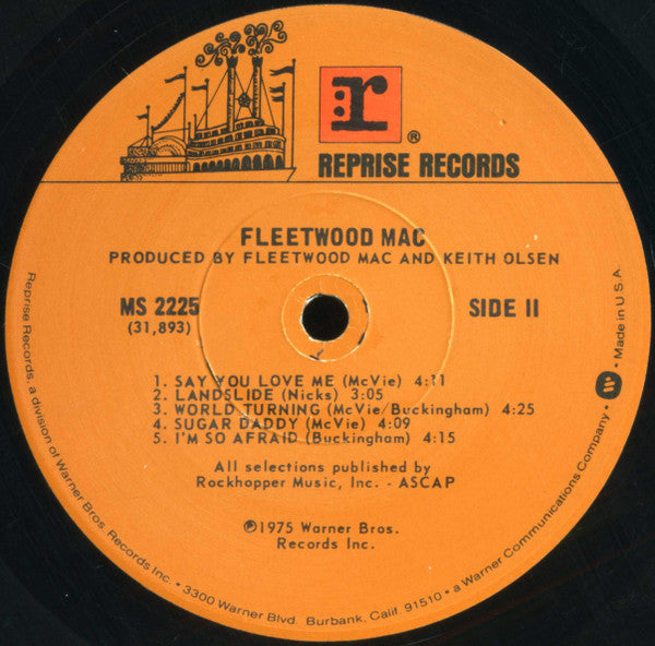 Fleetwood Mac : Fleetwood Mac (LP, Album, Win)