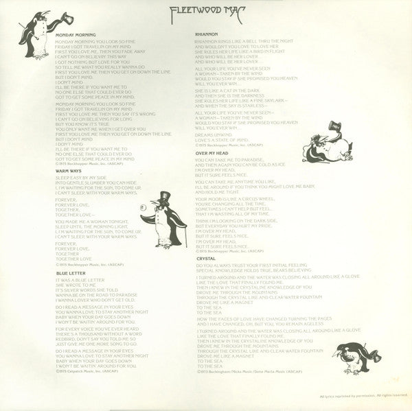 Fleetwood Mac : Fleetwood Mac (LP, Album, Win)