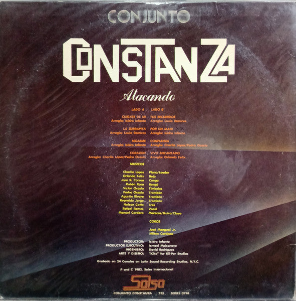 Conjunto Constanza : Atacando (LP, Album)