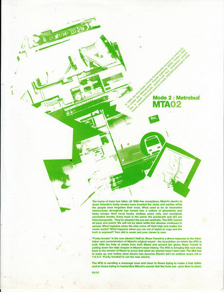 Various : Mode 2: Metrobus (12", Comp)