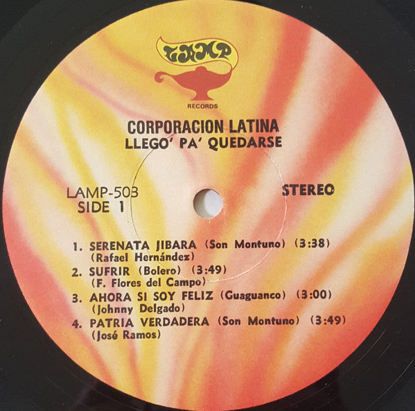 Corporacion Latina : Llego' Pa' Quedarse (LP, Album)