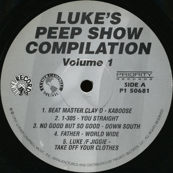 Various : Luke's Peep Show Compilation Album Vol. 1 (LP, Comp)