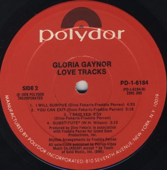 Gloria Gaynor : Love Tracks (LP, Album)