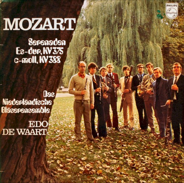 Wolfgang Amadeus Mozart - Nederlands Blazers Ensemble • Edo de Waart : Serenaden (Es-dur, KV 375 • C-moll, KV 388) (LP)
