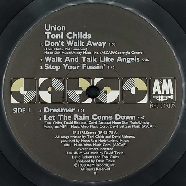 Toni Childs : Union (LP, Album, B)