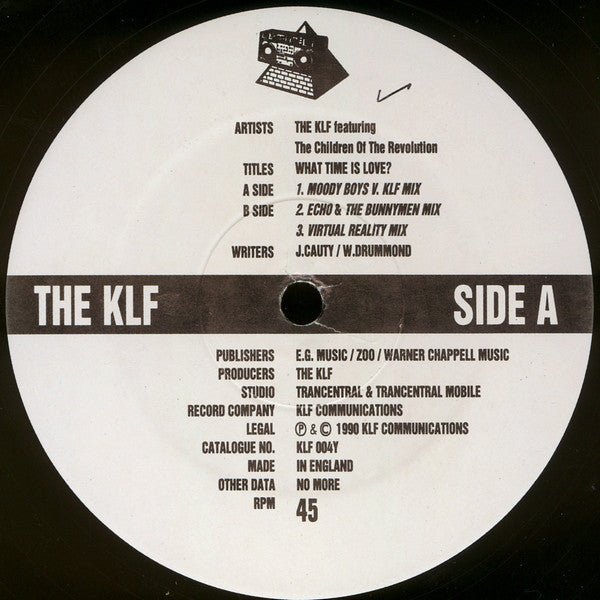 The KLF Featuring The Children Of The Revolution : What Time Is Love? (Remodelled & Remixed) (12", Var)