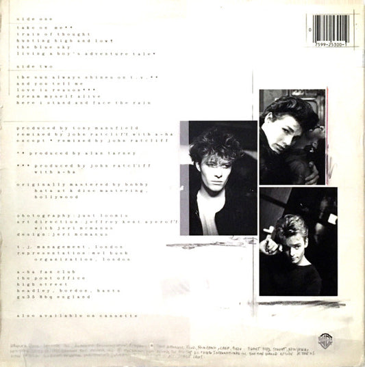 a-ha : Hunting High And Low (LP, Album, SRC)