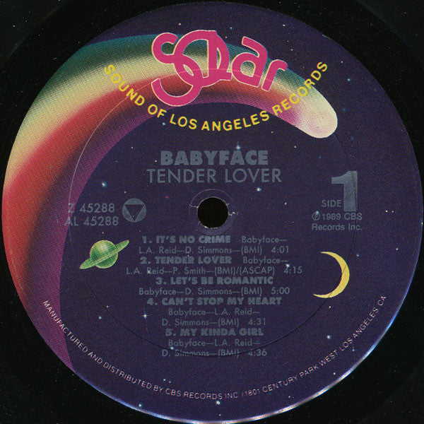 Babyface : Tender Lover (LP, Album)