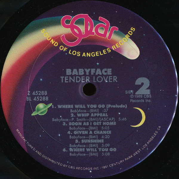 Babyface : Tender Lover (LP, Album)