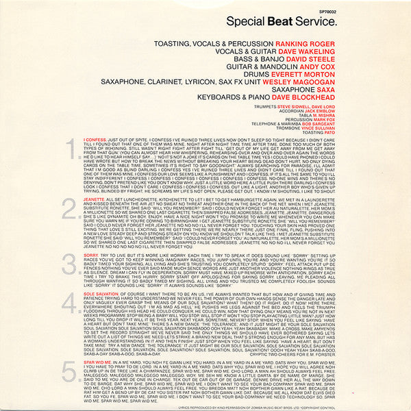 The Beat (2) : Special Beat Service (LP, Album, R -)