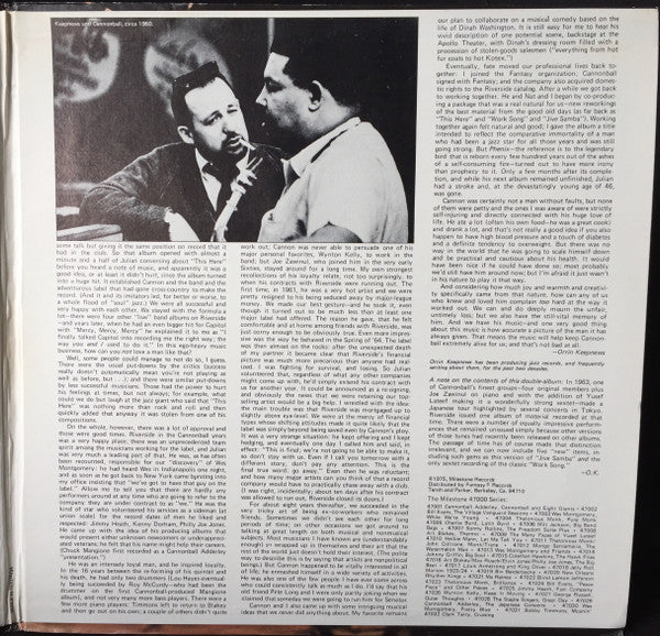 Cannonball Adderley : The Japanese Concerts (2xLP, Comp, RE)