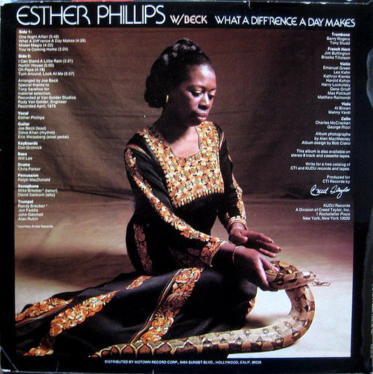 Esther Phillips W/ Beck* : What A Diff'rence A Day Makes (LP, Album)