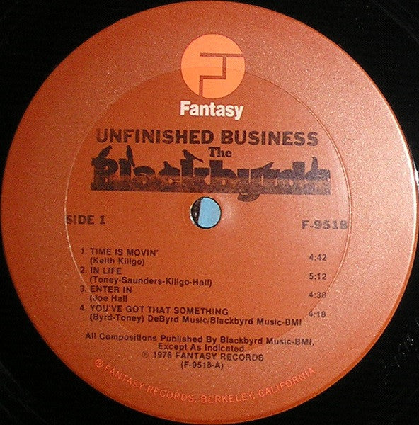 The Blackbyrds : Unfinished Business (LP, Album, Gat)