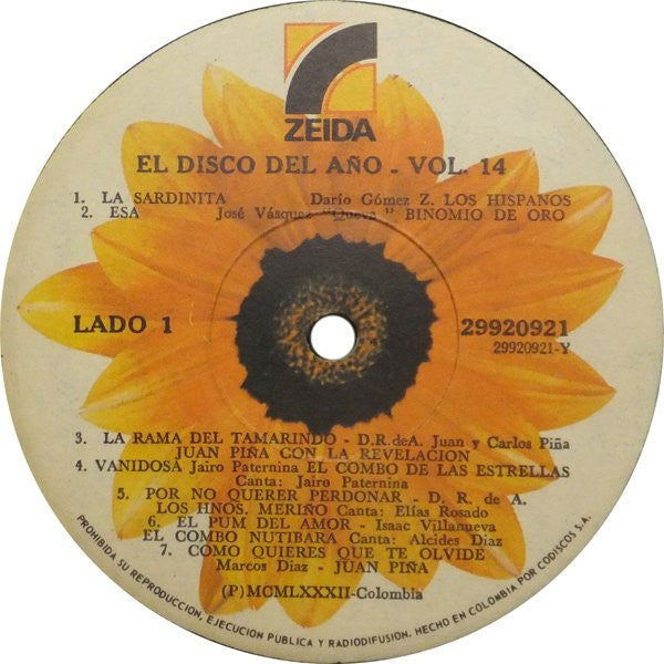 Various : El Disco Del Año Vol. 14 (LP, Comp)