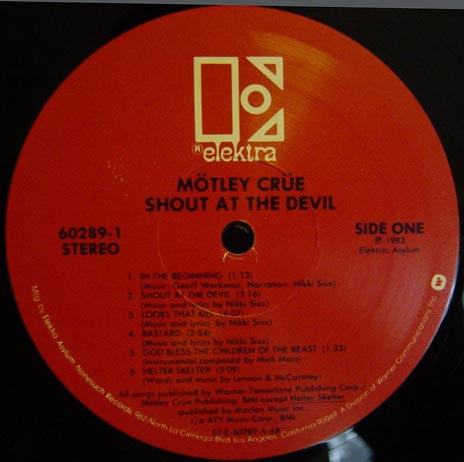 Mötley Crüe : Shout At The Devil (LP, Album, All)