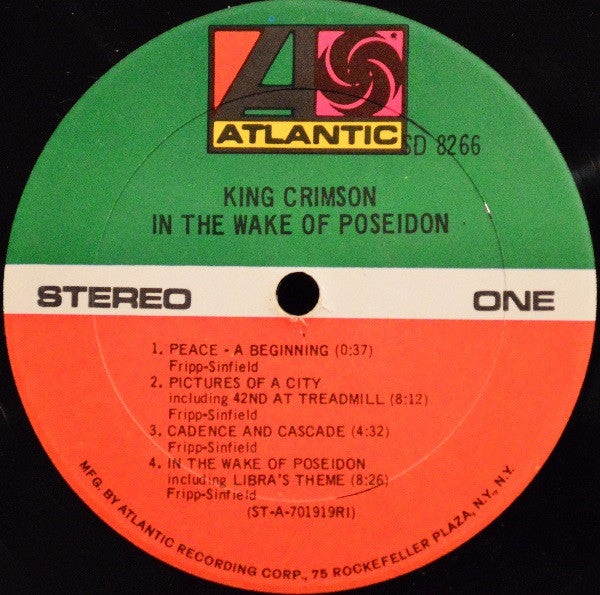 King Crimson : In The Wake Of Poseidon (LP, Album, RE, PRC)
