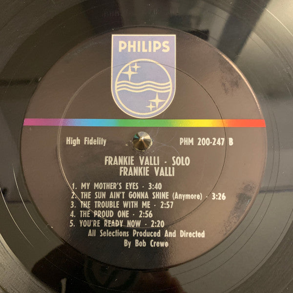 Frankie Valli : Solo (LP, Album, Mono)