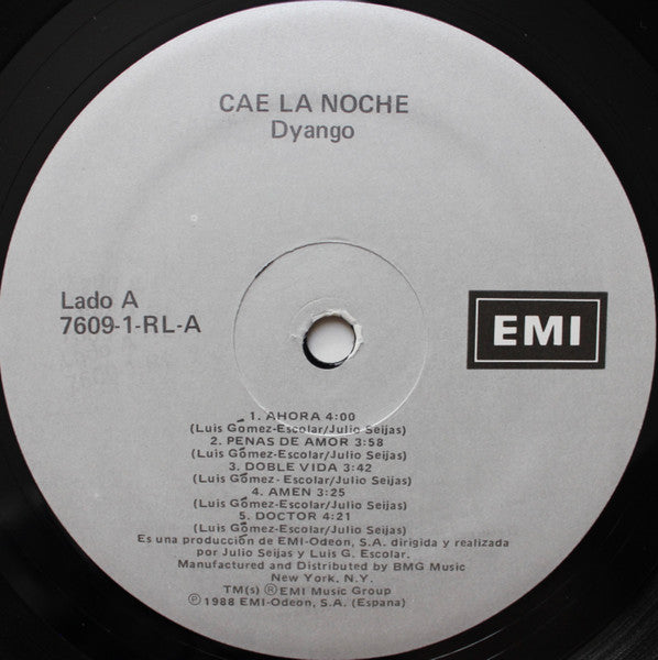 Dyango : Cae La Noche (LP, Album)