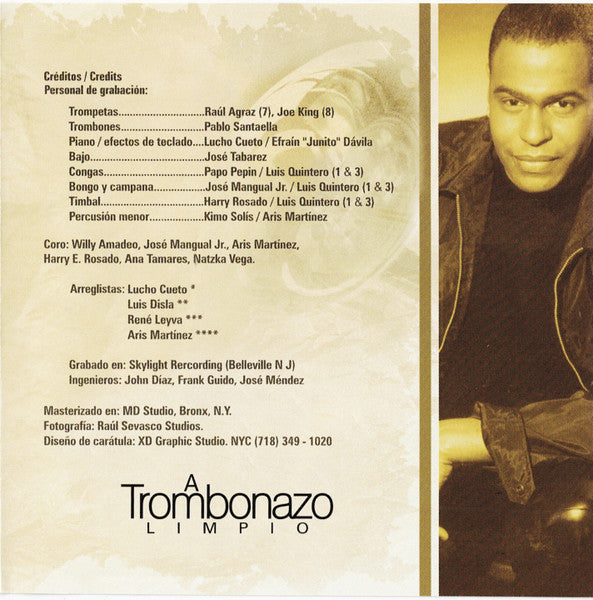 Aris Martinez : A Trombonazo Limpio (CD, Album)