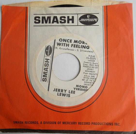 Jerry Lee Lewis : Once More With Feeling (7", Promo)