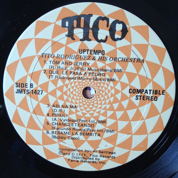 Tito Rodriguez & His Orchestra : Uptempo (LP, Album, Comp)