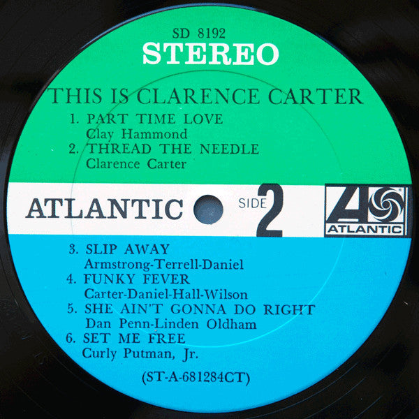Clarence Carter : This Is Clarence Carter (LP, Album, CT )