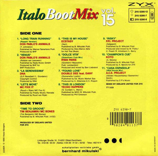 Various : Italo Boot Mix Vol. 15 (7", P/Mixed)