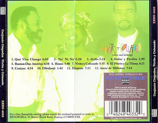 Conjunto Céspedes : Vivito y Coleando (CD, Album)