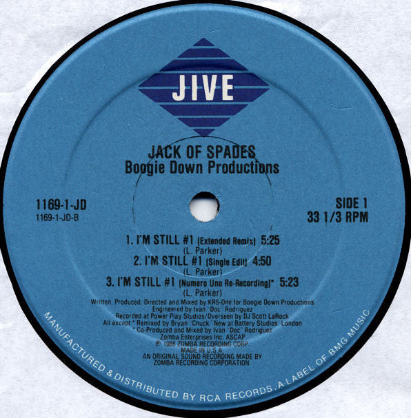 Boogie Down Productions : Jack Of Spades / I'm Still #1 (12")